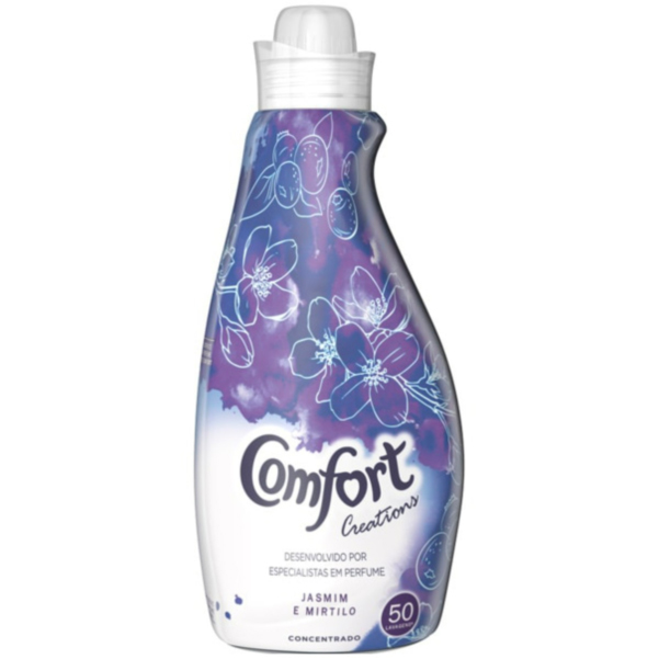 Amaciador De Roupa Jasmim E Mirtilo 76 Doses Comfort
