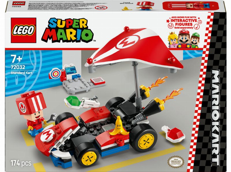 Mario Kart T - Kart Padrão Lego Super Mario 72032