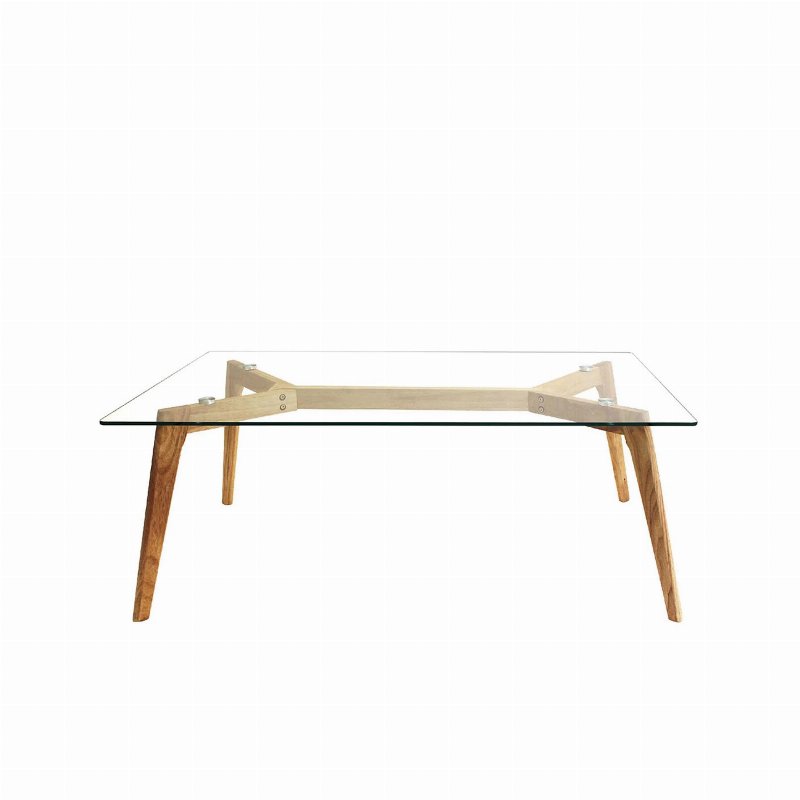 Mesa De Apoio Com Tampo De Vidro Rectangular 90 X 60 X 45 Cm