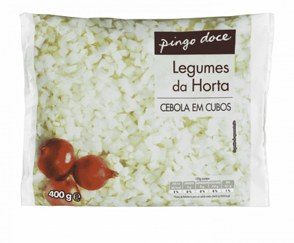 Cebola Aos Cubos Congelada Pingo Doce 0.4Kg