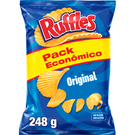 Batata Frita Ondulada Com Sal Sem Glúten Ruffles 248 gr