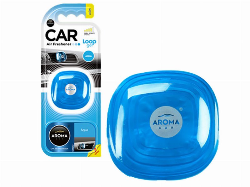 Ambientador Automóvel Loop Aroma Car Gel Aqua