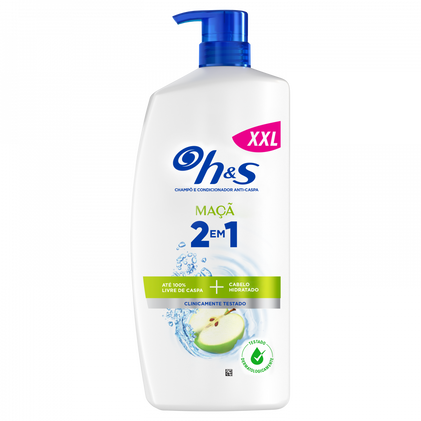 Champô Anticaspa Maçã Fresh 2-Em-1 H&S 0.8L