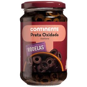 Azeitona Preta Oxidada Em Rodelas Continente 165 gr