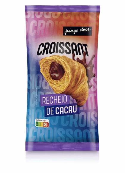 Croissant Recheado Com Chocolate Pingo Doce 0.06Kg