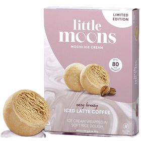 Gelado Mochi Café Latte Vegan Little Moons 6 Un