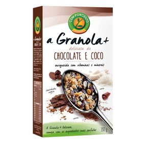 Granola Chocolate E Coco Cem Porcento 350 gr