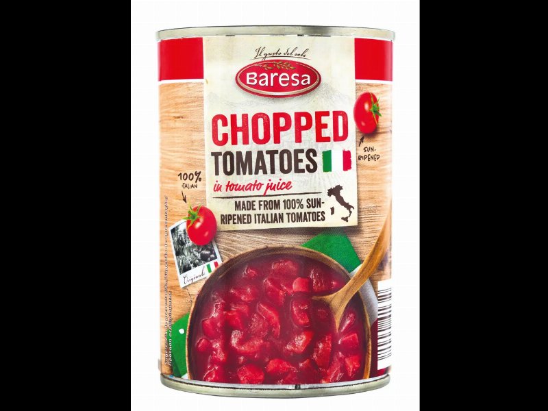 Tomate Pelado Em Pedaços