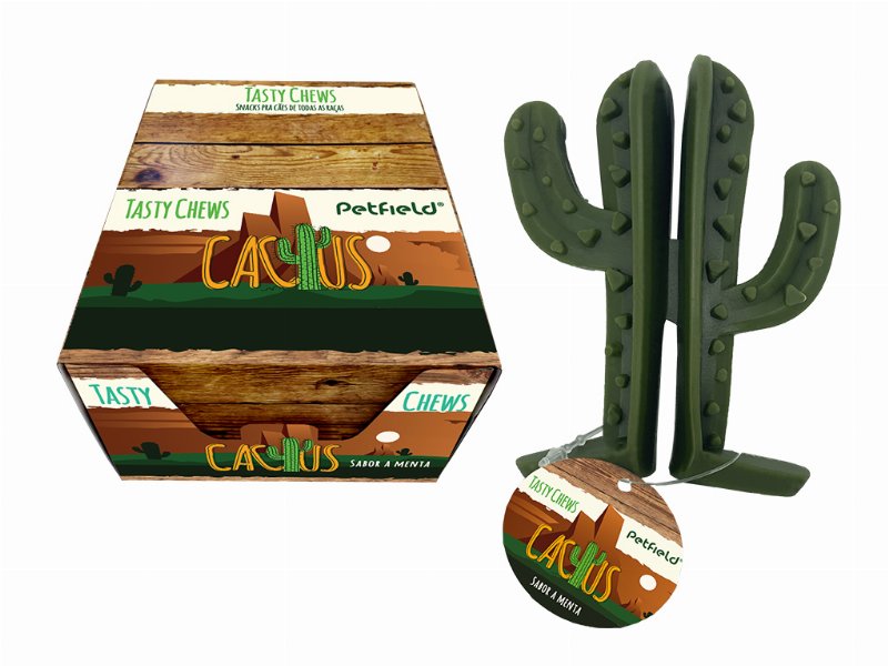 Snacks Para Cão Petfield Tasty Chew Cactus