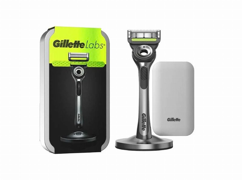 Conjunto Gillette Labs Com Máquina De Barbear E Estojo De Viagem