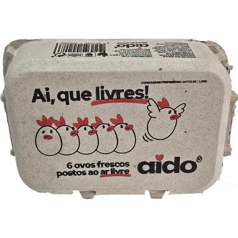 Ovos Camponês Ar Livre 6Un