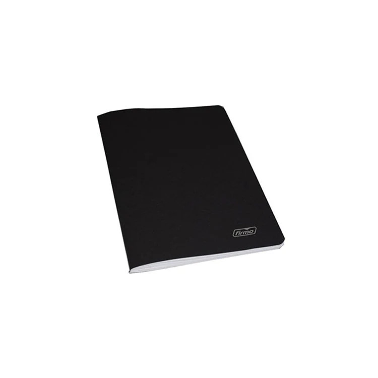 Firmo Caderno Agrafado A5 80F 60 g Capa Preta Pautado