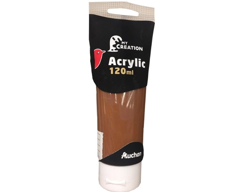 Tinta Acrílica Auchan Castanho 120 ml