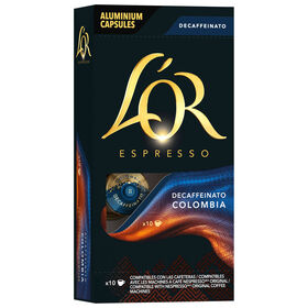 Cápsulas De Café Descafeinado Colombia L'or 10 Un