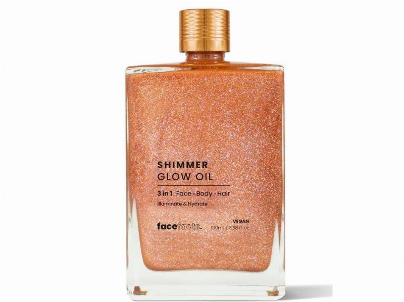 Óleo Corporal Facefacts Shimmer Glow Gold