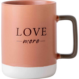 Caneca 400 ml Fundo Rosa Love Kasa
