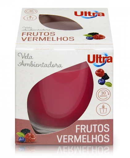 Vela Ambientadora Frutos Vermelhos Ultra 1Un