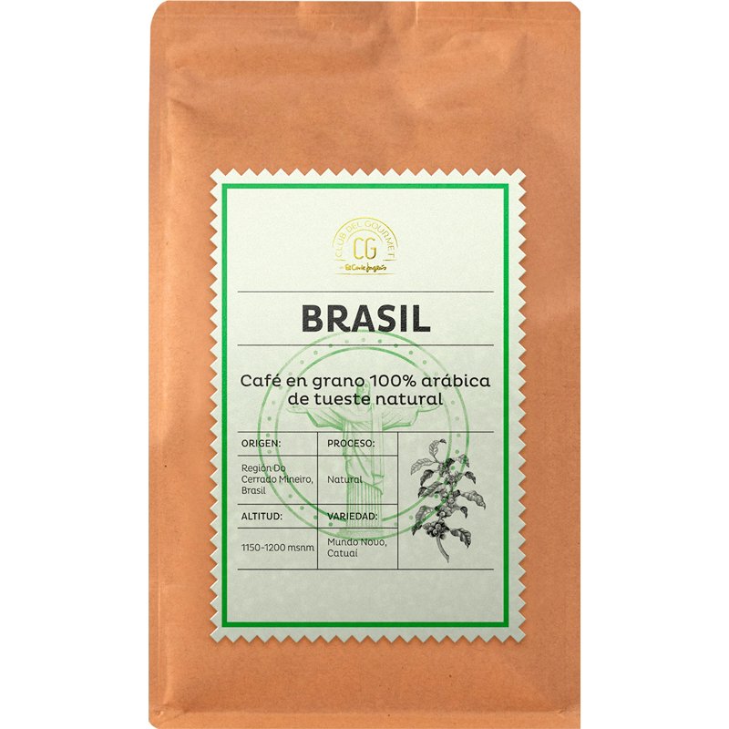 Café Em Grão 100% Arábica Assado Ao Natural Brasil 250 g