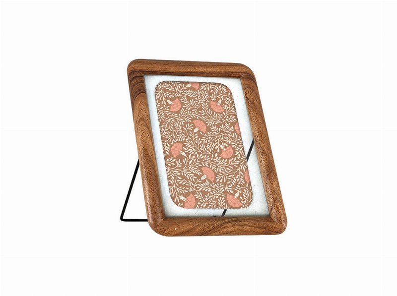 Moldura Com Suporte Actuel Mdf Castanho 16.5X20.5Cm