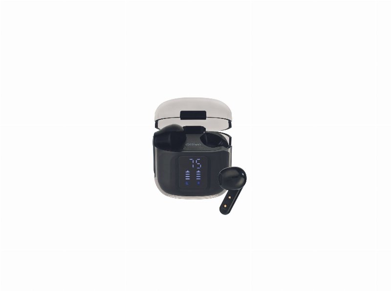 Auriculares Tws Preto Qilive 600169941 Cx Transparent Q1613