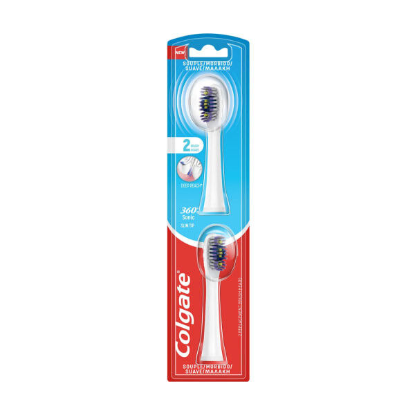 Recargas Escova De Dentes Sauve 360º Sonic Pack 2 Colgate 1Un