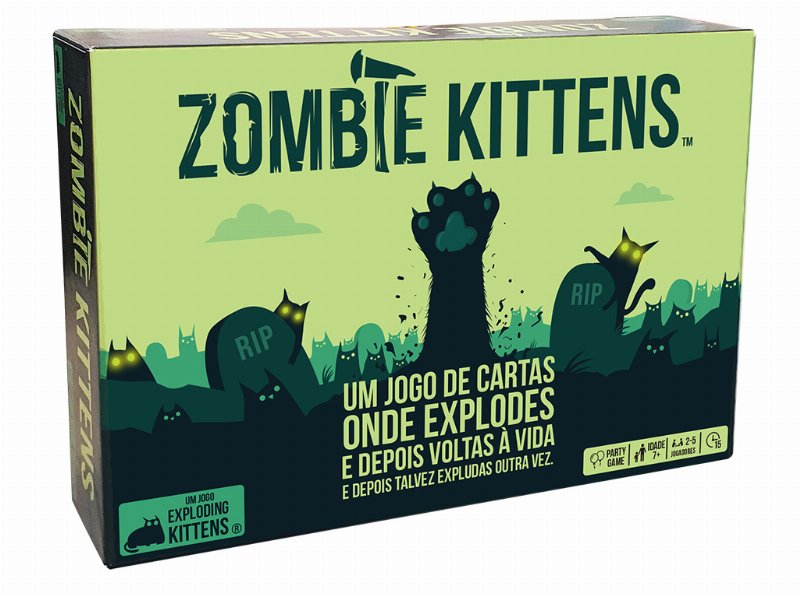 Jogo De Tabuleiro Zombie Kittens Mebo Games