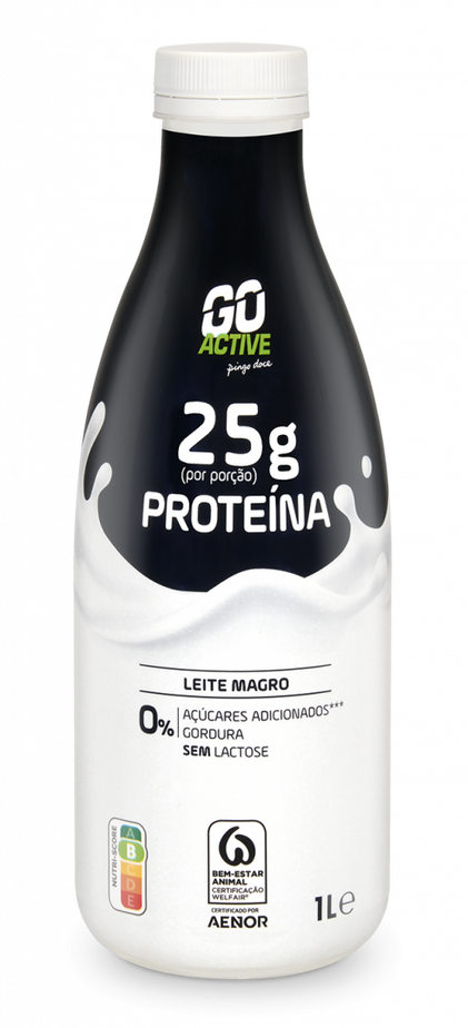 Leite Magro Com Proteína Go Active 1L