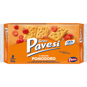 Bolachas Crackers Tomate Gran Pavesi 280 gr (8 Un)