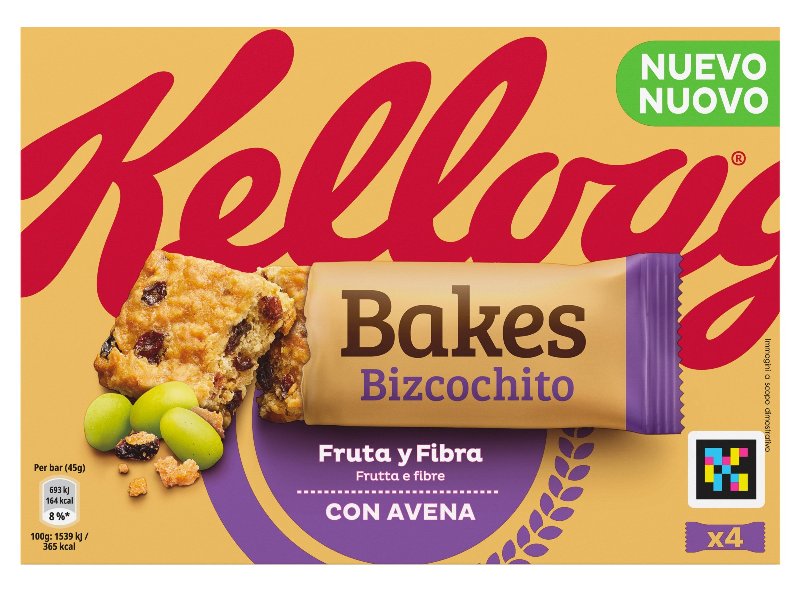Barras De Cereais Kellogg's Biscoito Passas 180 g