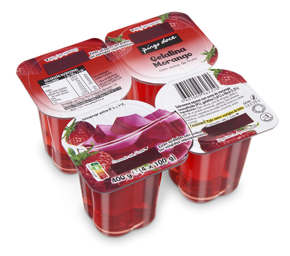 Gelatina De Morango Pingo Doce 0.4Kg