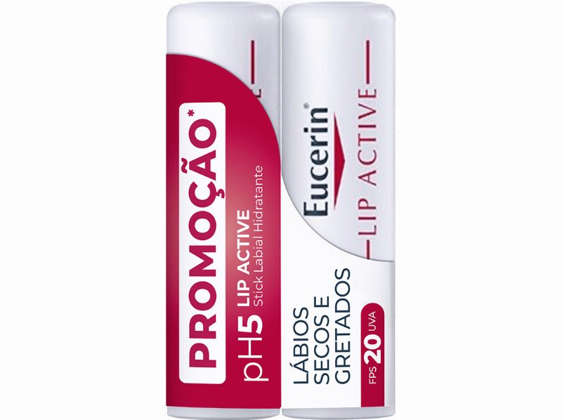 Stick Labial Eucerin Lip Active Spf20 2X48 g