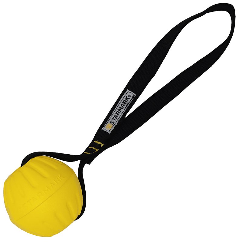 Brinquedo Para Cão Corda Com Bola Amarela L 1 unidade