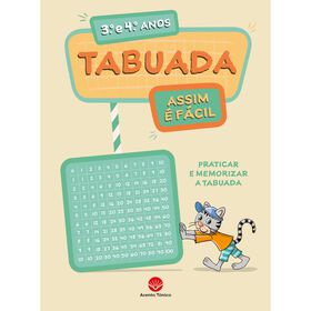 Tabuada - Assim É Fácil - 3.º E 4.º Anos De Carlos Letra