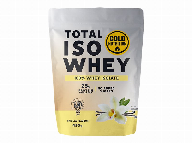 Proteina Goldnutrition Total Iso Whey Baunilha 450 g