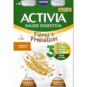 Iogurte Líquido Bifidus Cereais Integrais Activia Danone 620 gr (4 Un)