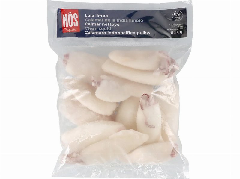Lula Limpa Grande Congelada 800 g