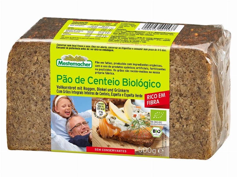 Pão Mestemacher Centeio Biológico 500 g