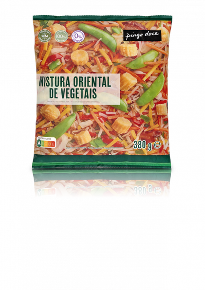 Mistura Legumes Oriental Congelados Pingo Doce 0.38Kg