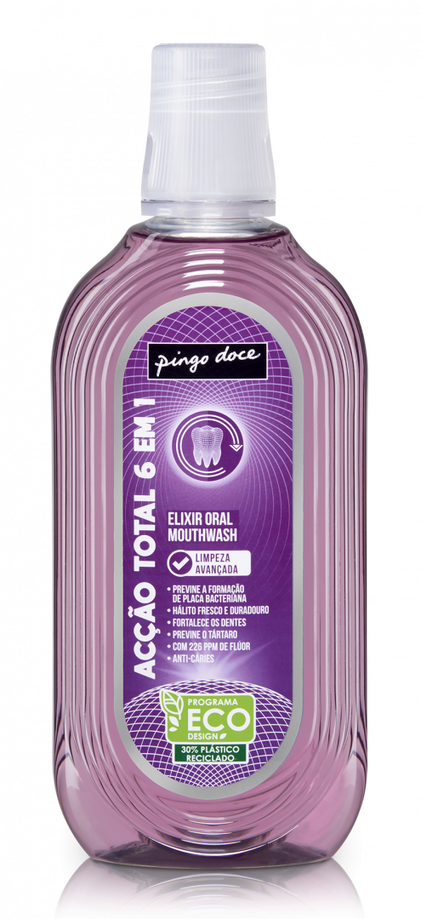 Elixir Bucal Ação Total 6 Em 1 Pingo Doce 0.5L