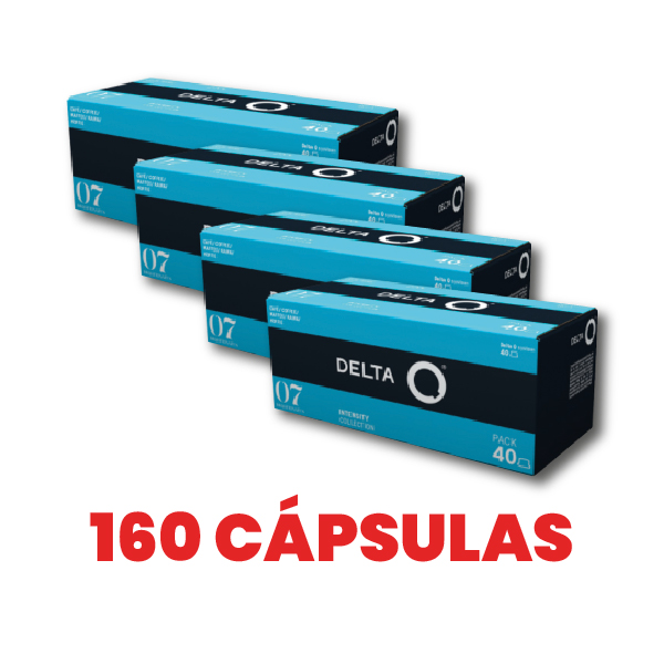 Café Deqafeinatus Int 7 Emb. 160 Cápsulas (4X40 Cápsulas) Delta Q