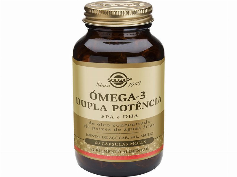 Suplemento Solgar Omega 3 Dupla Potência 60 Capsulas