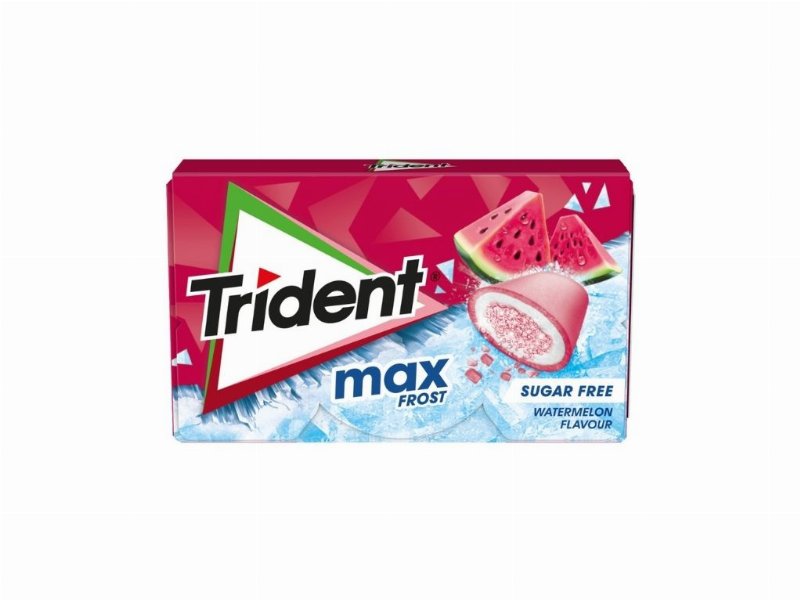 Pastilhas Trident Elásticas Max Watermelon Frost 20 g