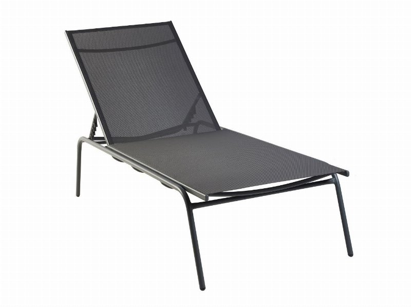 Espreguiçadeira Gardenstar Xxl Cinzento 202X76X39Cm
