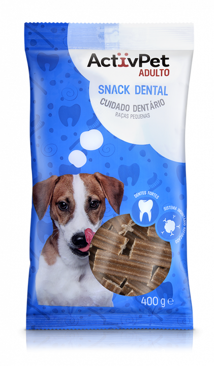 Snack Para Cão Raças Pequenas Dental Activpet 0.4Kg
