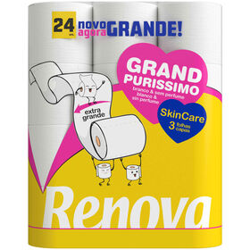 Papel Higiénico 3 Folhas Grand Purissímo Renova 24 Rolos