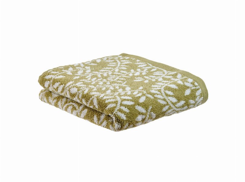 Lençol Banho Estampado Actuel Verde Seco 500 g 100X150 Hsh26