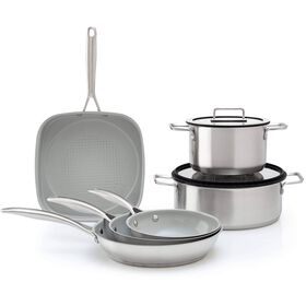 Caçarola Baixa 28Cm Inox Home Chef Kasa