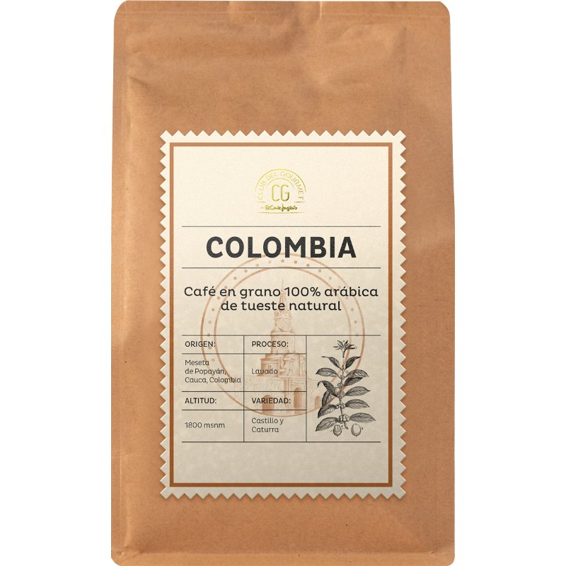 Café Em Grão 100% Arábica Assado Ao Natural Colômbia 250 g