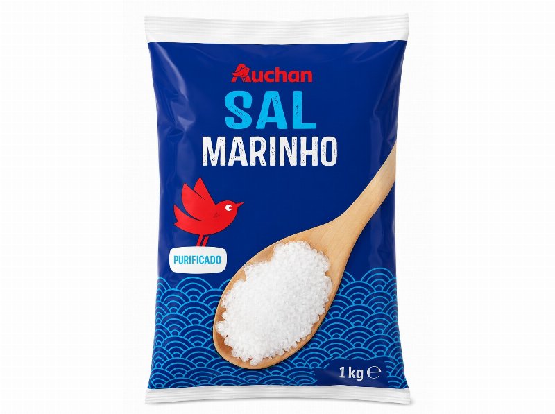 Sal Marinho Auchan Grosso 1 kg