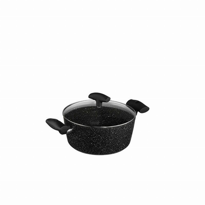 Hkh Panela Alumínio Com Tampa 24 Cm